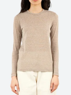 Pomandère - Long-Sleeved T-Shirt in Hazelnut