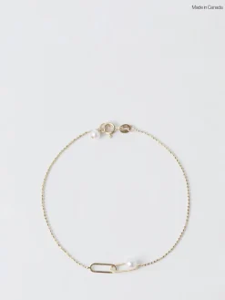 Poppy Finch - Double Link Pearl Bracelet