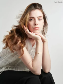 Poppy Finch - Double Link Pearl Bracelet