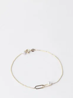 Poppy Finch - Double Link Pearl Bracelet