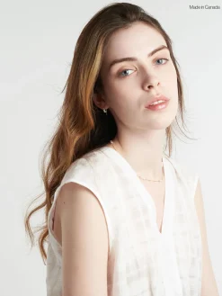 Poppy Finch - Triple Baby Pearl Hook Earrings