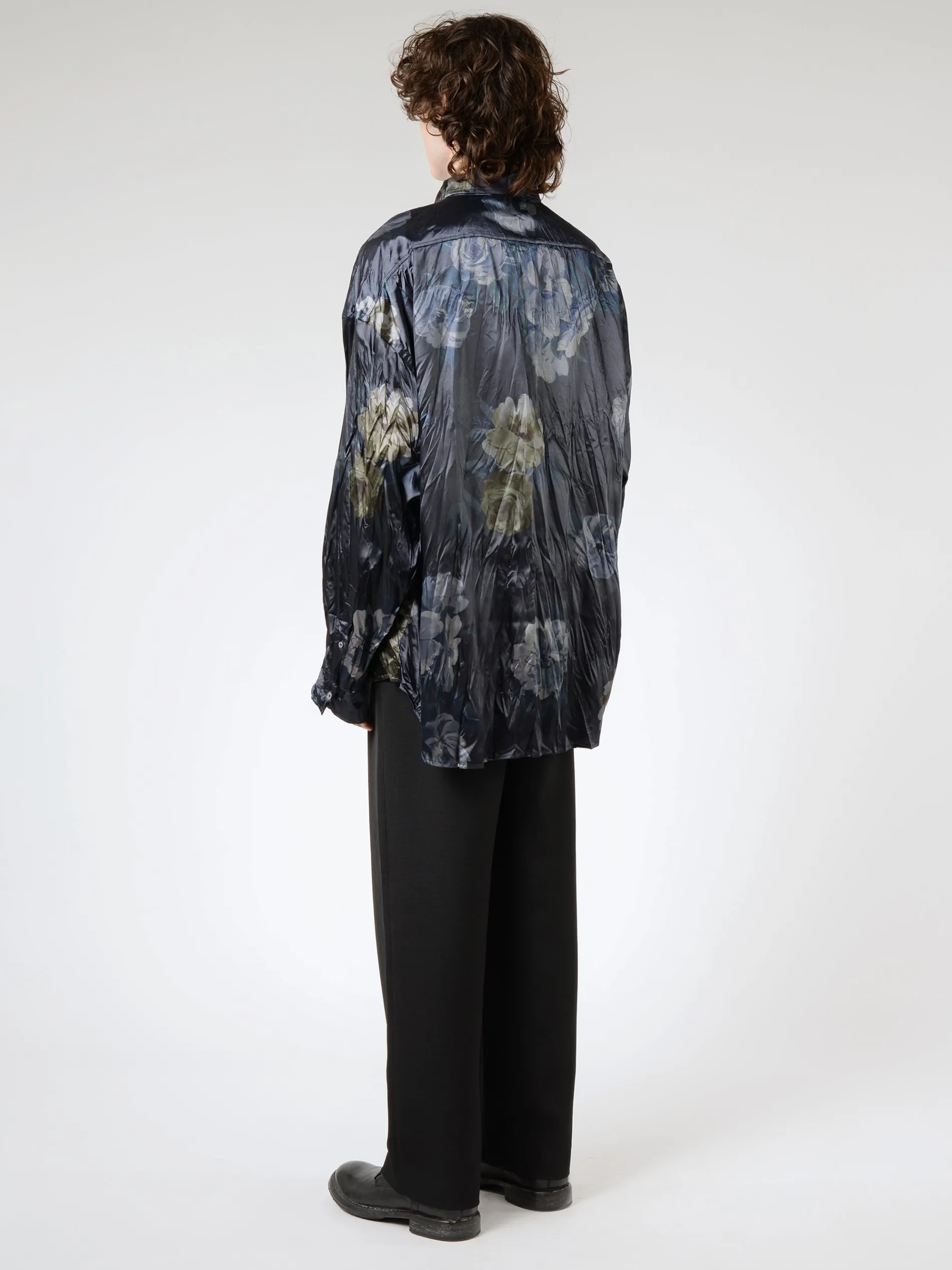 Printed Button-Up Shirt