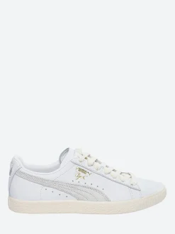 Puma - Clyde Base in White and Ivory