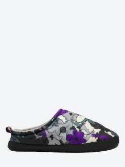 PUMA - Pam Puffy Slippers in Black and Heliotrop