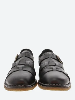 Punto Pigro - Hand 33 Fisherman Sandals in Nero Topeka