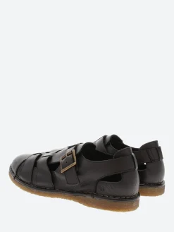 Punto Pigro - Hand 33 Fisherman Sandals in Nero Topeka
