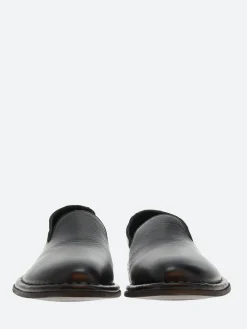 Punto Pigro - Hand 6 Leather Loafers in Nero Topeka