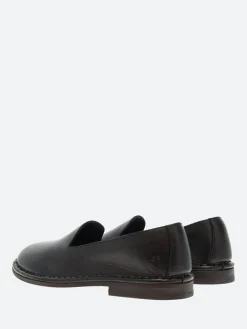 Punto Pigro - Hand 6 Leather Loafers in Nero Topeka