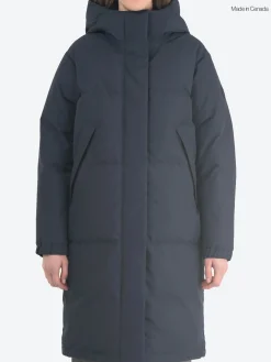 Quartz Co. - Ines Down Parka Jacket in True Navy