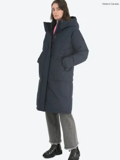 Quartz Co. - Ines Down Parka Jacket in True Navy