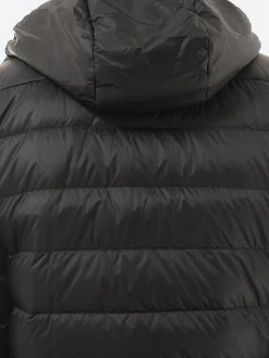 Quartz Co. - Lawrence Hooded Down Jacket in Black
