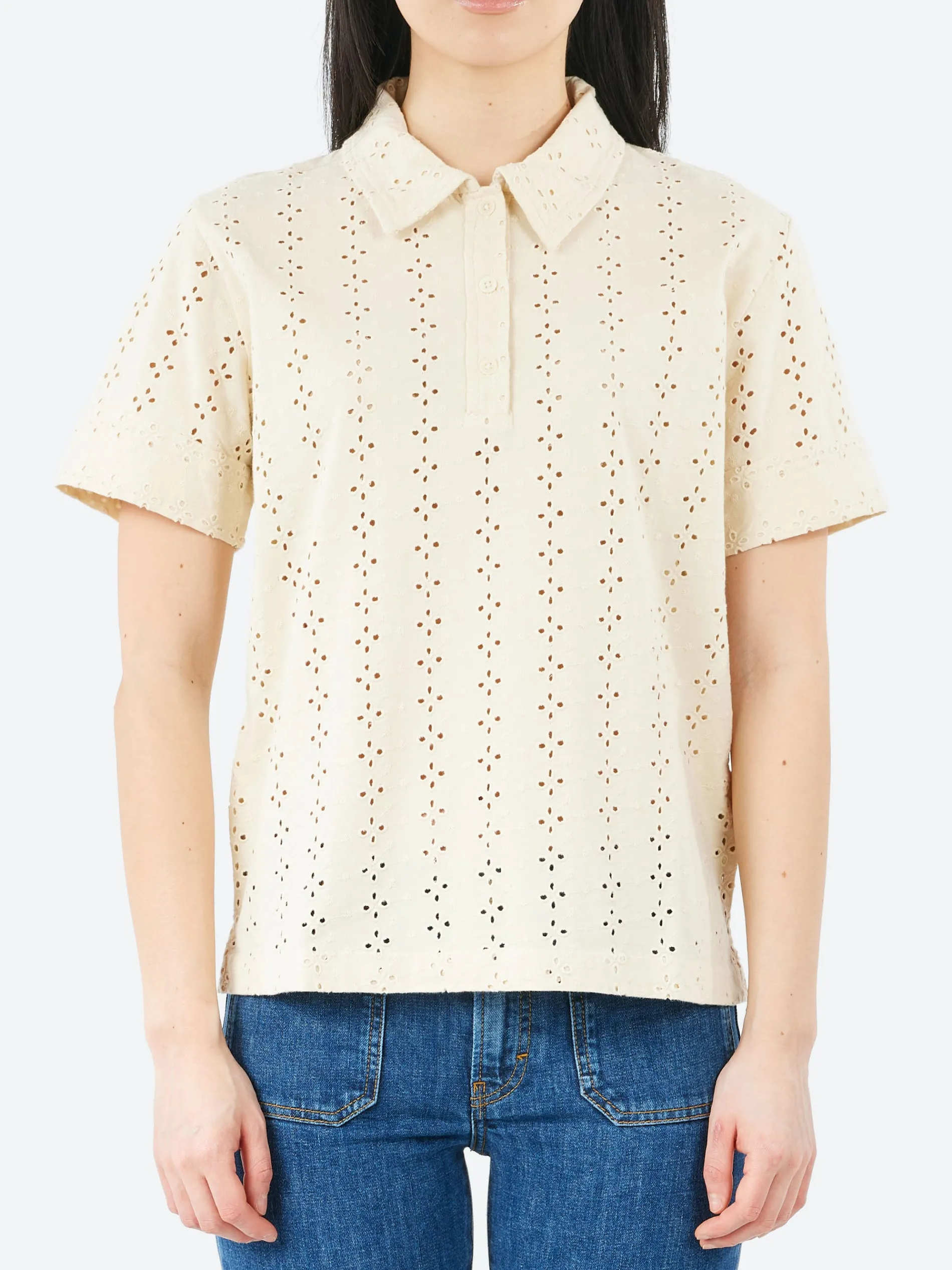 Rachel Comey - Brickett Polo in Ivory