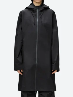 Rains - Suva Hardshell Long Jacket iin Black