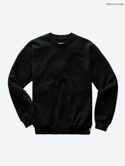 Reigning Champ - Midweight Terry Relaxed Crewneck in Black