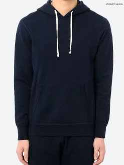 Reigning Champ - Midweight Terry Pullover Hoodie in Navy