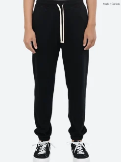 Reigning Champ - Midweight Terry Cuffed Sweatpant in Black