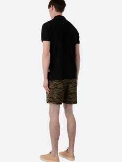 Reigning Champ - Pique Polo in Black