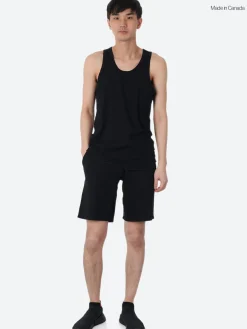 Reigning Champ - Ringspun Jersey Tank Top in Black