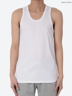 Reigning Champ - Ringspun Jersey Tank Top in White