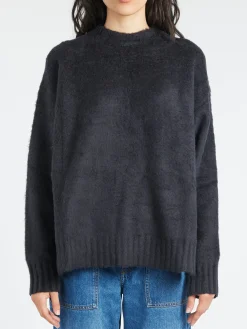 Roberto Collina - Brushed Over Sweater in Nero