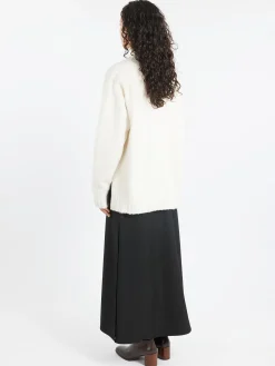 Roberto Collina - Brushed Over Sweater in Ecru