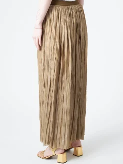 Roberto Collina - Pleated Skirt in Khaki