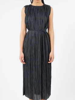 Roberto Collina - Plissé Dress in Nero