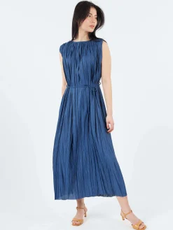 Roberto Collina - Plissé Dress in Blu