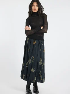 Roberto Collina - Semi Sheer Turtleneck in Nero