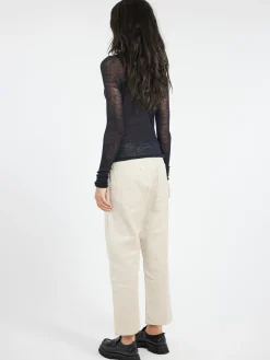 Roberto Collina - Semi Sheer Turtleneck in Navy