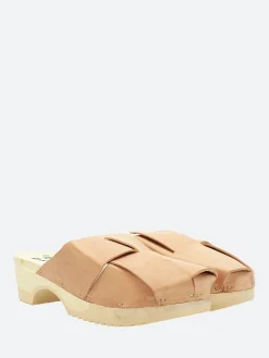 Rosa Mosa - Chess Clog in Cammello Leather