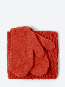 Rosa Mosa - Mittens Scarf in Rust