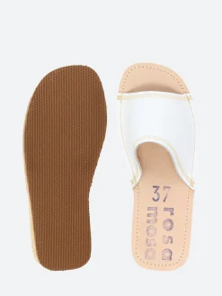 Rosa Mosa - Ziczac in White Leather