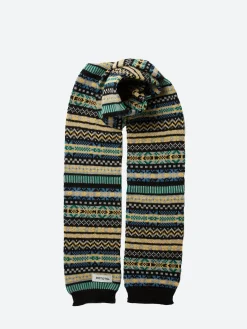 ROTOTO - Fairisle Pattern Sockstole in Black