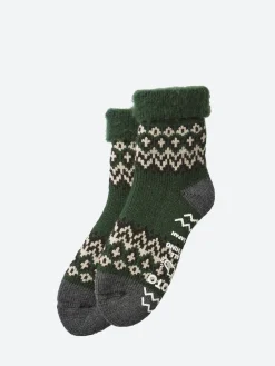 ROTOTO - Nordic Comfy Room Sock in Dark Green