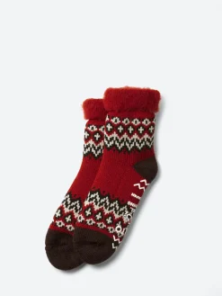 ROTOTO - Nordic Comfy Room Sock in Red