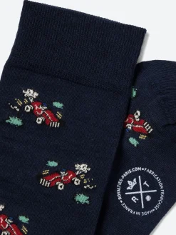 Royalties Paris - Castor Socks in Marine