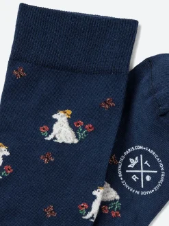 Royalties Paris - Fritz Socks in Marine