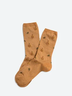 Royalties Paris - Ginger Pumpkin Socks in Corail