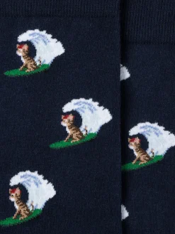 Royalties Paris - Moebus Socks in Marine