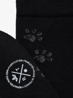 Royalties Paris - Pompon Socks in Nero