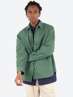 Sage de Cret - CO/HEMP Weather Shirt Jacket in Olive