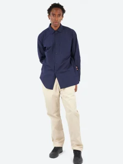 Sage de Cret - Cotton Chino Cloth Peg Top Pants in Beige