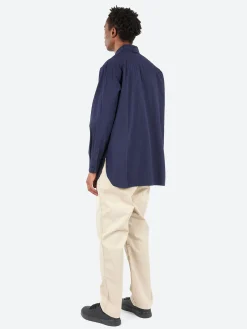 Sage de Cret - Crinkle Typewriter Shirt in Navy