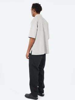 Sage de Cret - Max Weight Jersey Short Sleeve Polo Shirt in Medium Gray