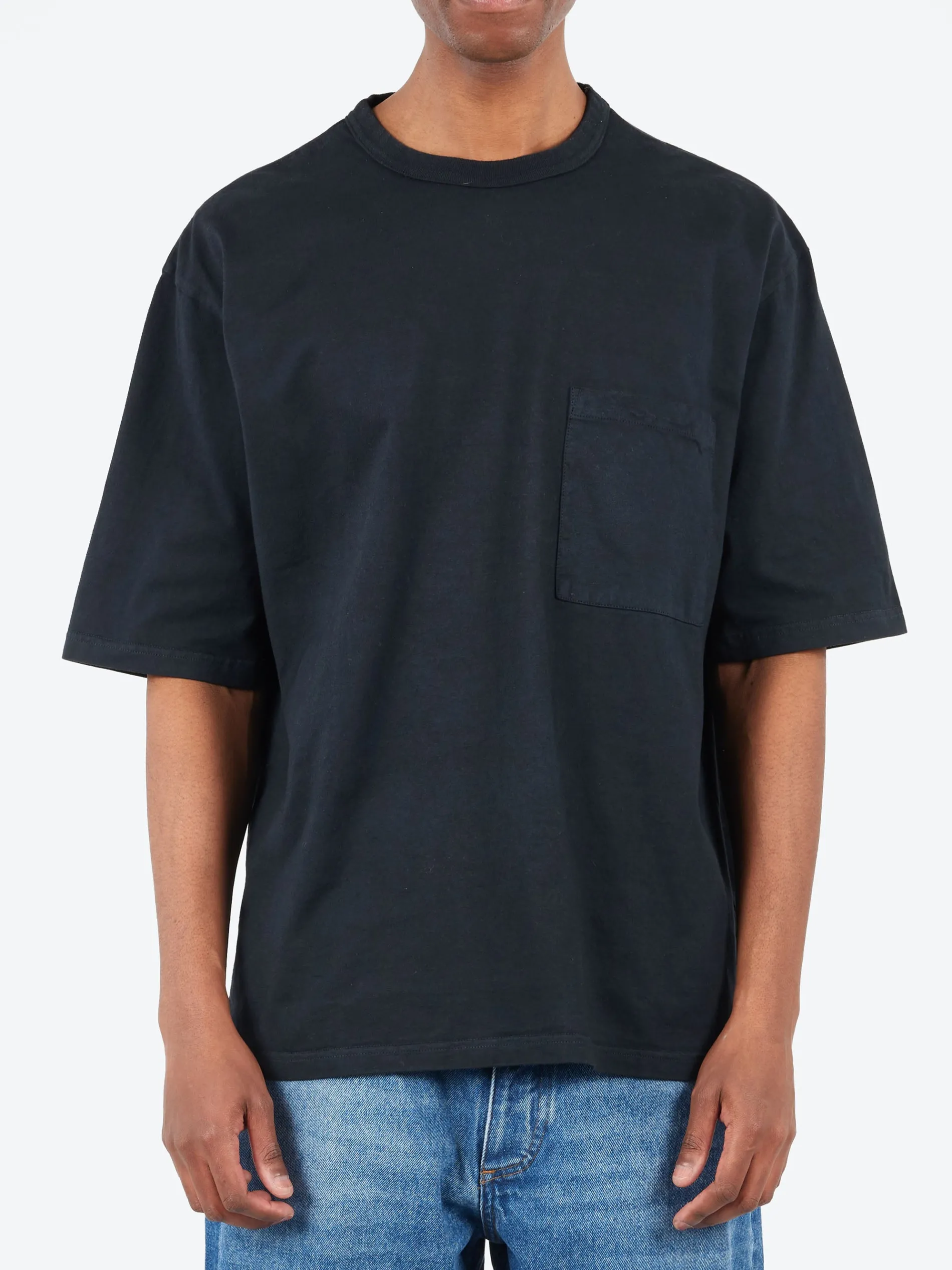 Sage de Cret - Max Weight Jersey Crew Neck Short Sleeve T-Shirt in Black