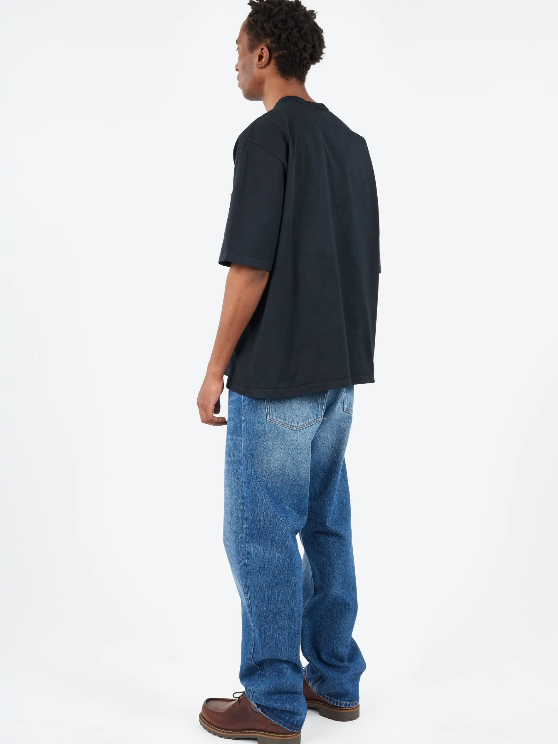 Sage de Cret - Max Weight Jersey Crew Neck Short Sleeve T-Shirt in Black