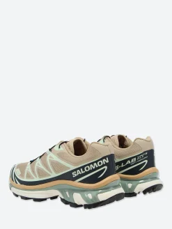 Salomon - XT-6 in Tan, Carbone and Aqua