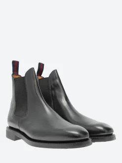 Sanders - Liam Chelsea Boot in Black Calf