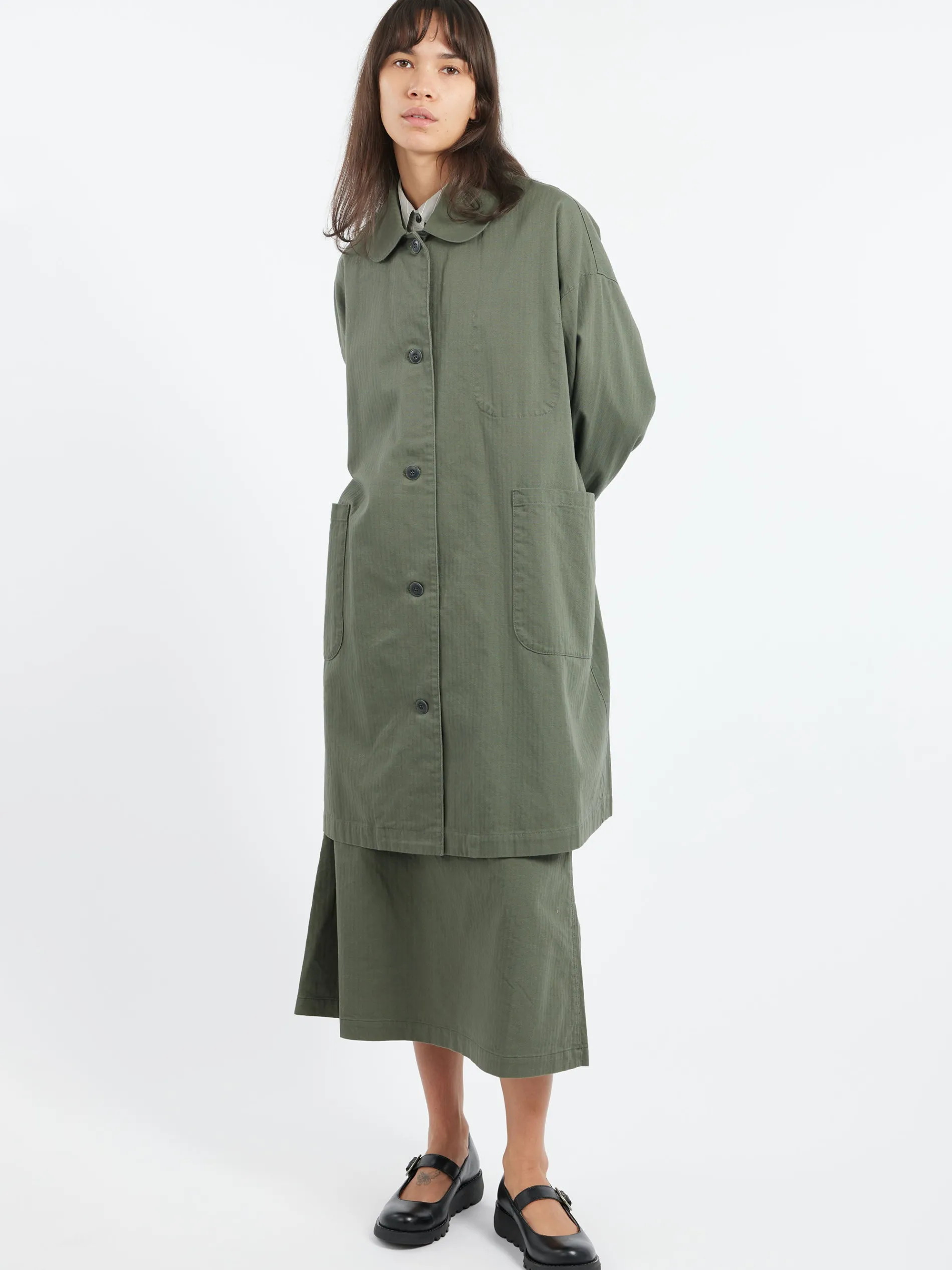 Sarahwear - Beuys Coat in Khaki